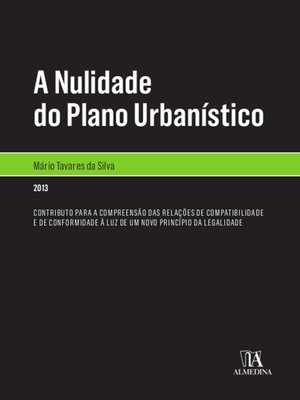 cover image of A Nulidade do Plano Urbanístico